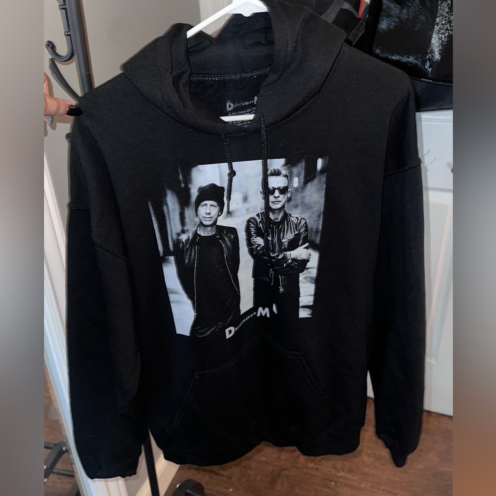 Black Graphic Hoodie